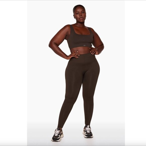 SET Active SCULPTFLEX® Espresso Seamless High-Waist Leggings Size XS - Picture 5 of 5